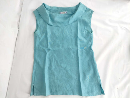 Yves Saint Laurent Sleeveless/Light Blue Top