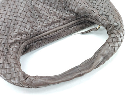BOTTEGA VENETA Intrecciato Leather Hobo One-Shoulder Tote Bag