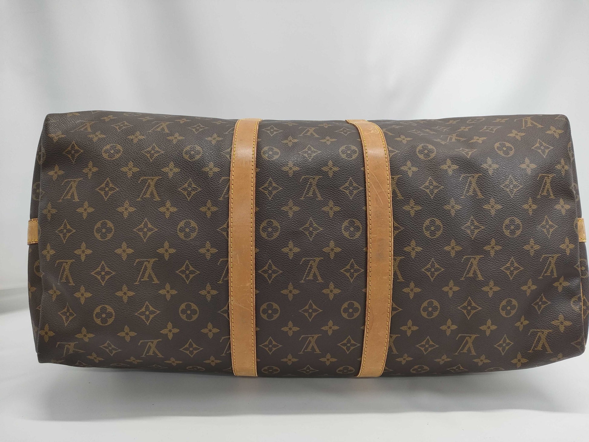 LOUIS VUITTON Monogram M41414 Keepall Bandouliere 55 Boston Bag