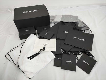 CHANEL Storage Bag Set Unused Includes Brand Empty Box Summary Brand Empty Box Summary 