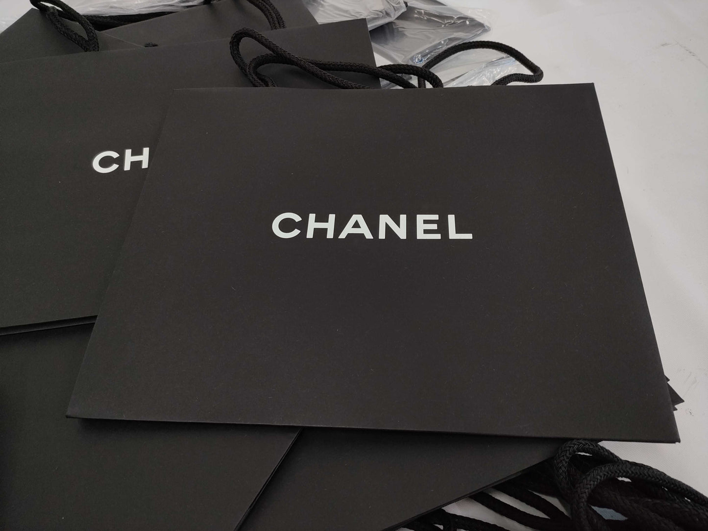 CHANEL Storage Bag Set Unused Includes Brand Empty Box Summary Brand Empty Box Summary 
