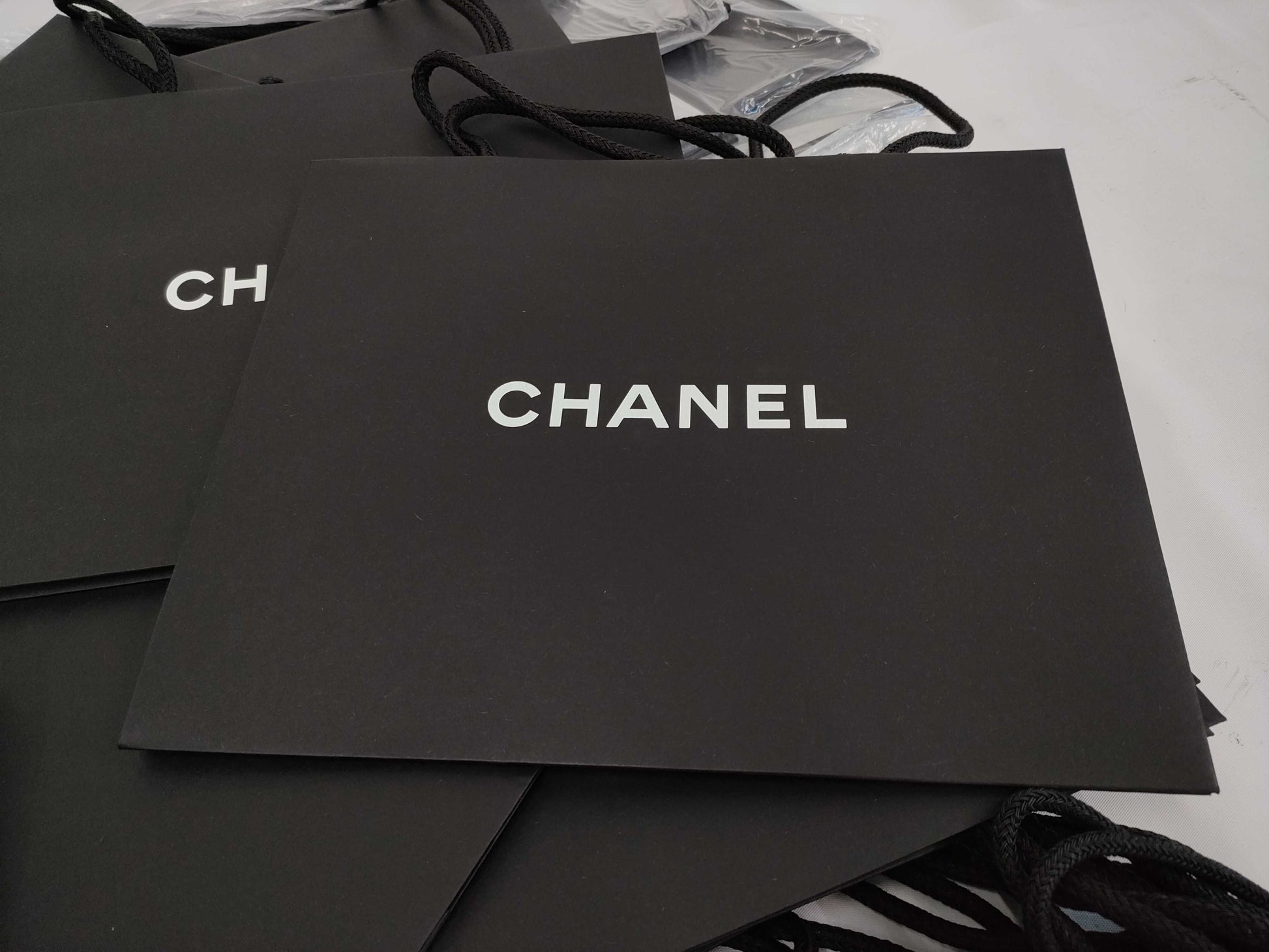 CHANEL Storage Bag Set Unused Includes Brand Empty Box Summary Brand Empty Box Summary 