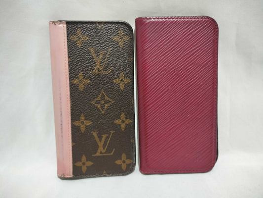 LOUIS VUITTON Monogram Smartphone Case Mono/Epi 2-Piece Set Other Accessories