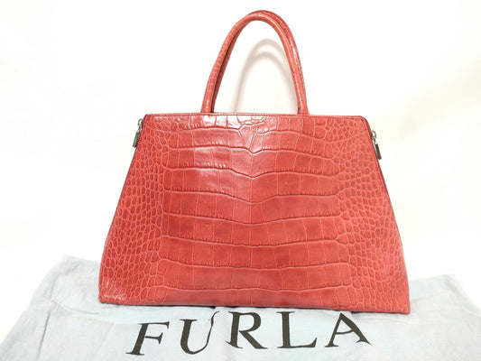 FURLA Crocodile Handbag