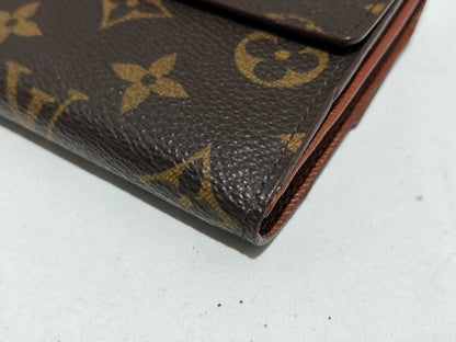 LOUIS VUITTON Monogram Double Hook Folding Wallet