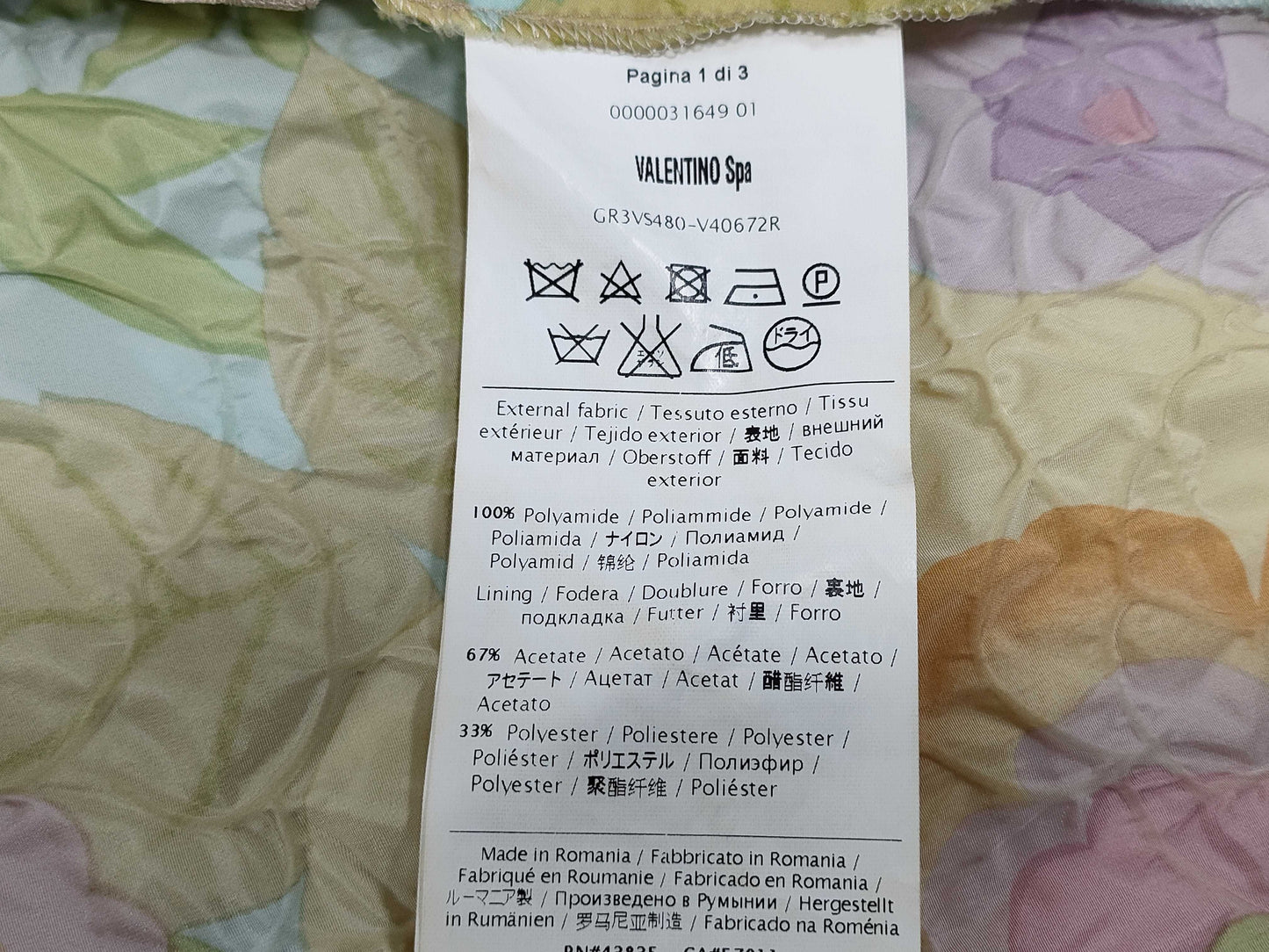 VALENTINO Red Valentino floral print dress