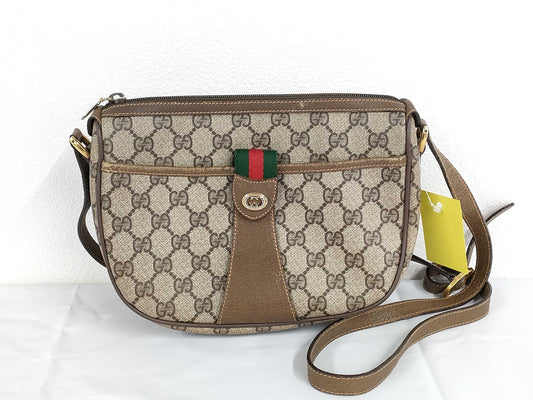 GUCCI GG Supreme 89 02 032 Sherry Shoulder Bag