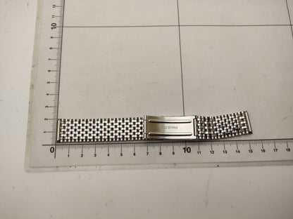 Mr. Beads 20mm 9-Rice Bracelet Stainless Steel Band Men's Watch