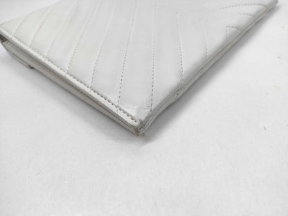 Yves Saint Laurent Clutch Bag White Clutch Bag
