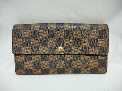 LOUIS VUITTON Damier Portefeuille Sarah N61734 Wallet