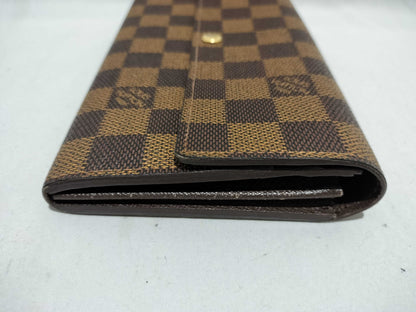 LOUIS VUITTON Damier Portefeuille Sarah N61734 Wallet