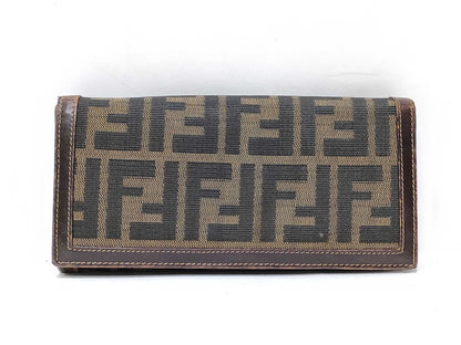 FENDI Zucca pattern long wallet