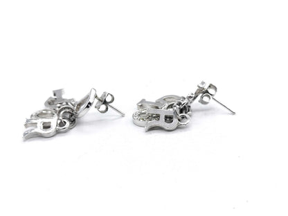 Dior logo earrings