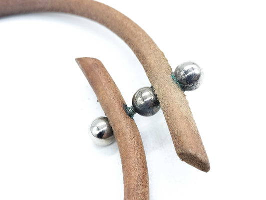 HERMES Leather Choker Necklace