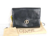 CELINE Macadam Leather Chain Shoulder Bag