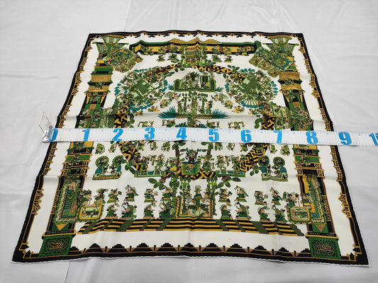 HERMES Carré Carré 90 Celestial Bodies and the Sun Scarf