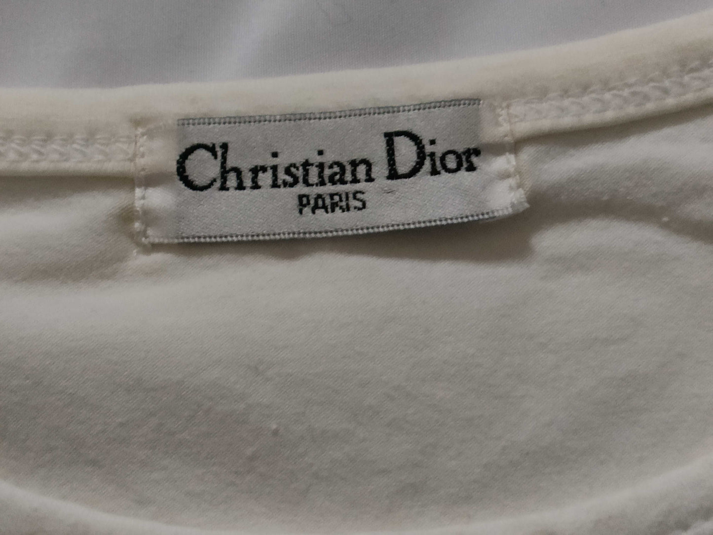 Dior T-shirt with jeweled logo