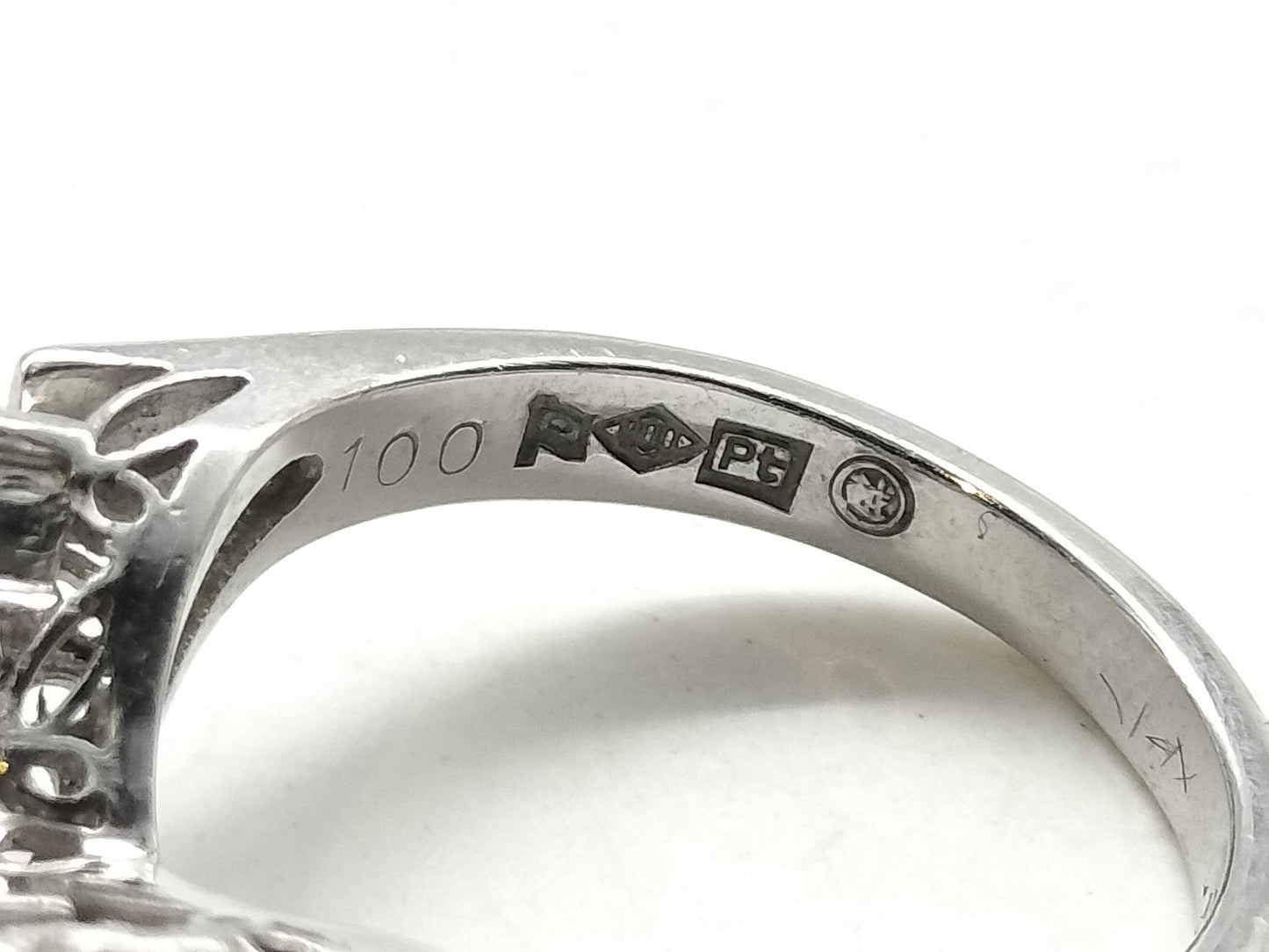 Mitsukoshi D1.00ct PT900 6.3g Ring 