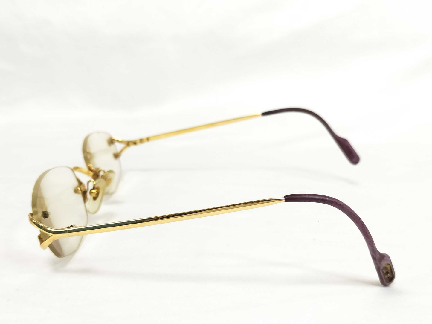  Cartier Gold Eyeglasses 19.5g Sunglasses