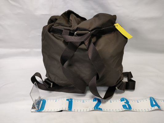 PRADA nylon backpack, brown