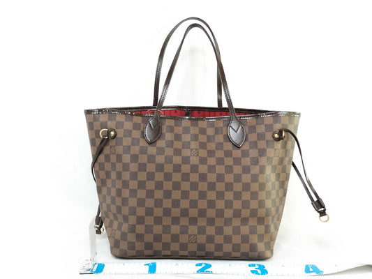 LOUIS VUITTON Damier N41358 Neverfull MM Tote Bag