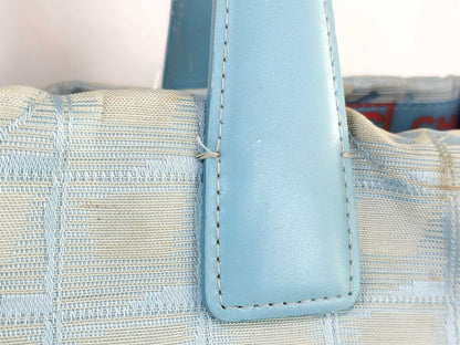 CHANEL New Travel Line New Travel Line Light Blue Tote Bag