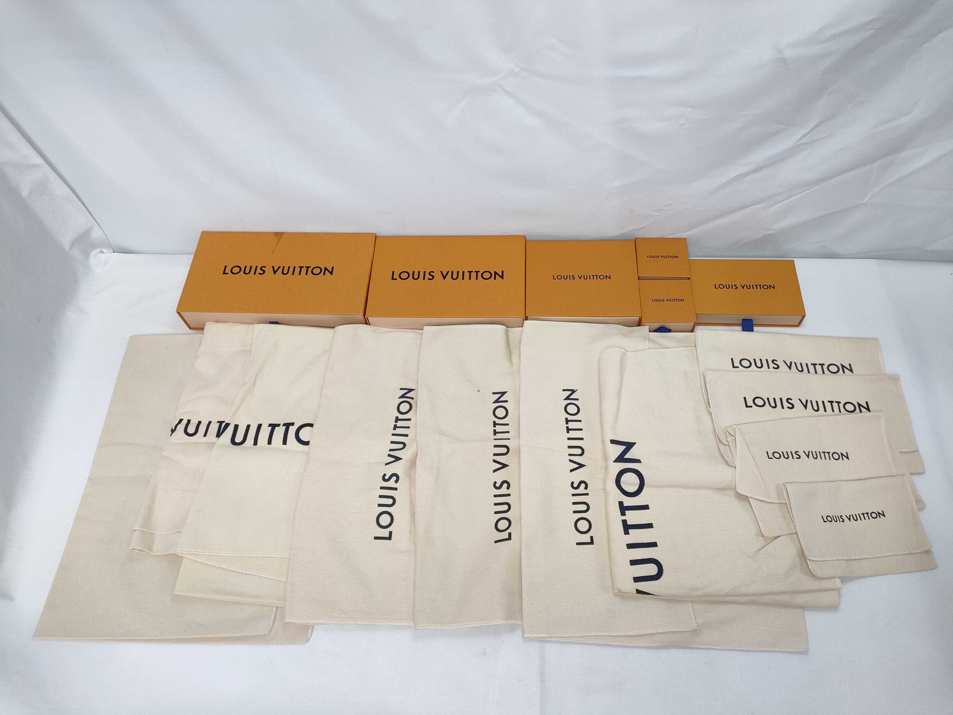 LOUIS VUITTON Current/Empty Box & Dust Bag Set Brand Empty Box Bundle Brand Empty Box Bundle 