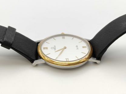 OMEGA Devil Leather Belt Women's Watch