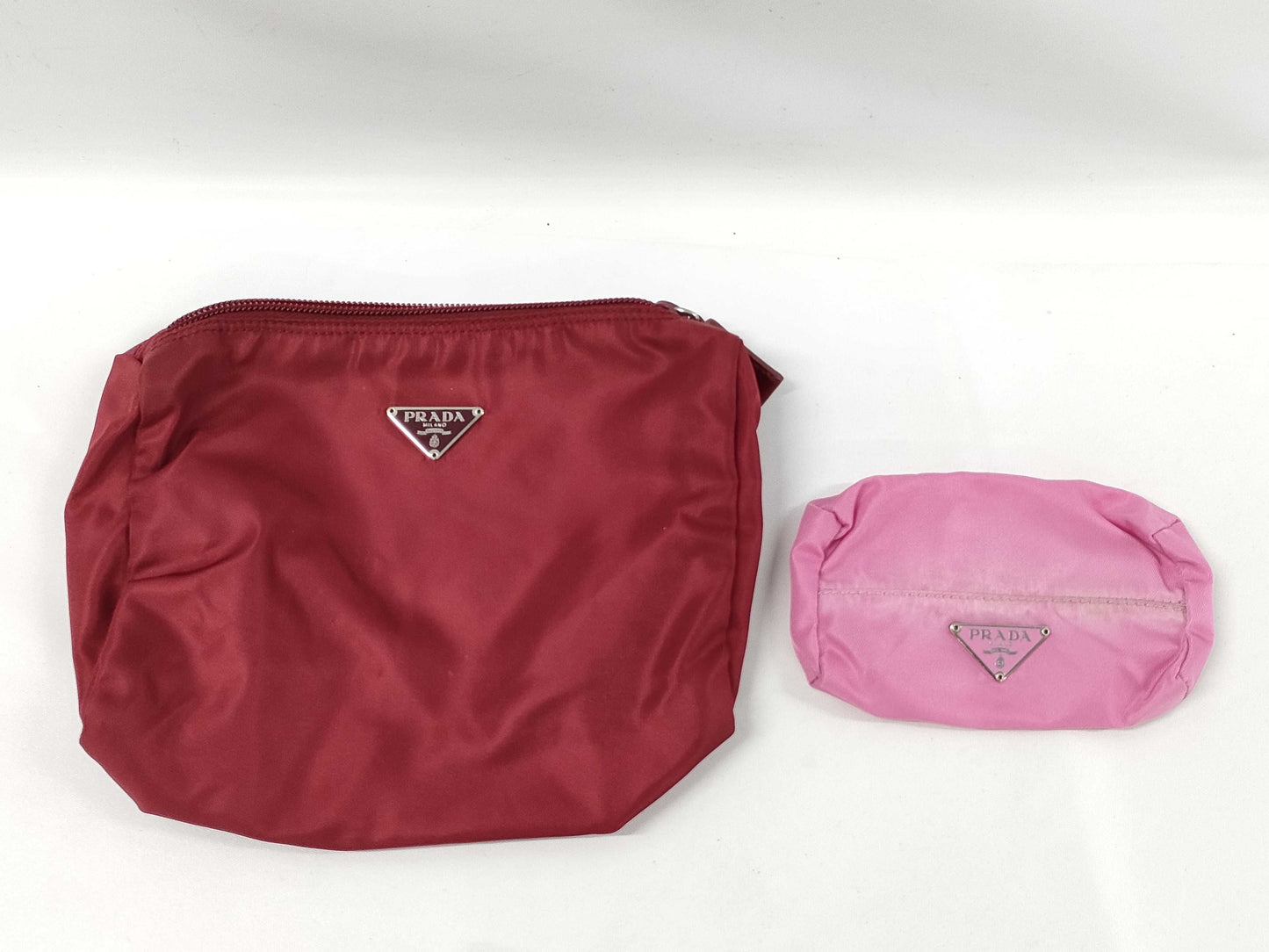 PRADA nylon pouch set of 2