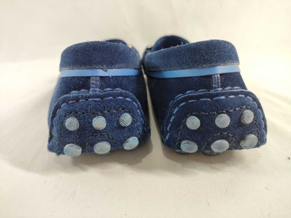 LOUIS VUITTON ND1105/M37/Driving Shoes/Blue/Silver Hardware Pumps