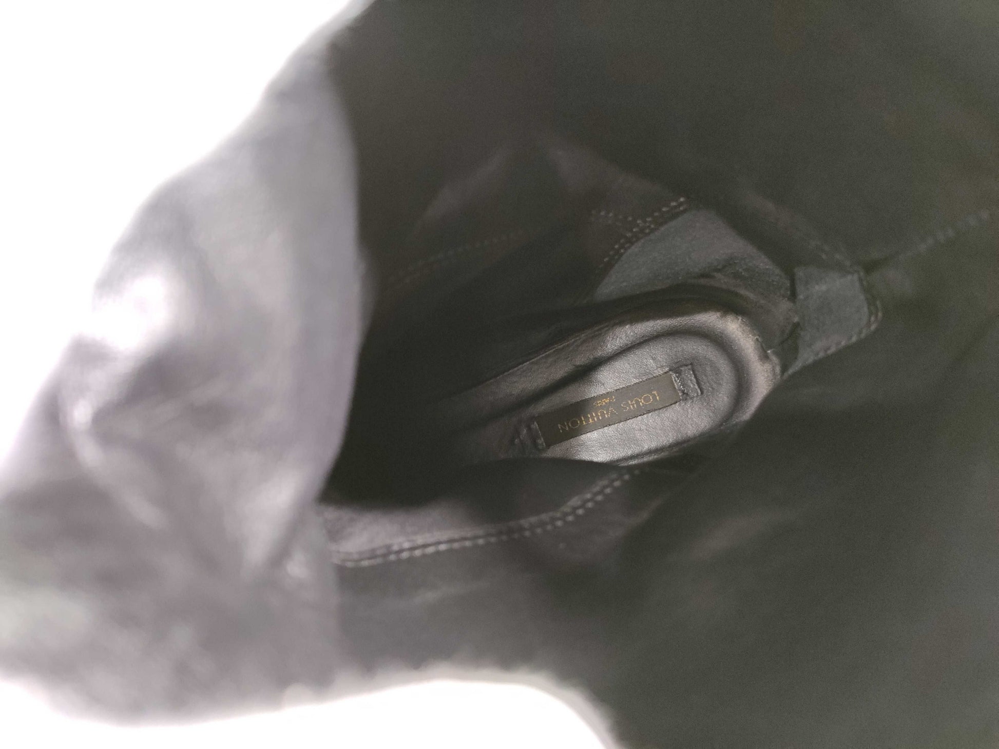 LOUIS VUITTON Leopard print half boots, boots, denim, other shoes