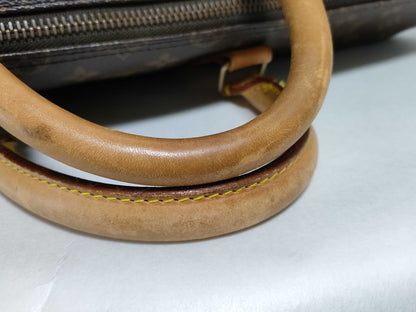 LOUIS VUITTON Monogram Keepall Bandouliere 55 Boston Bag