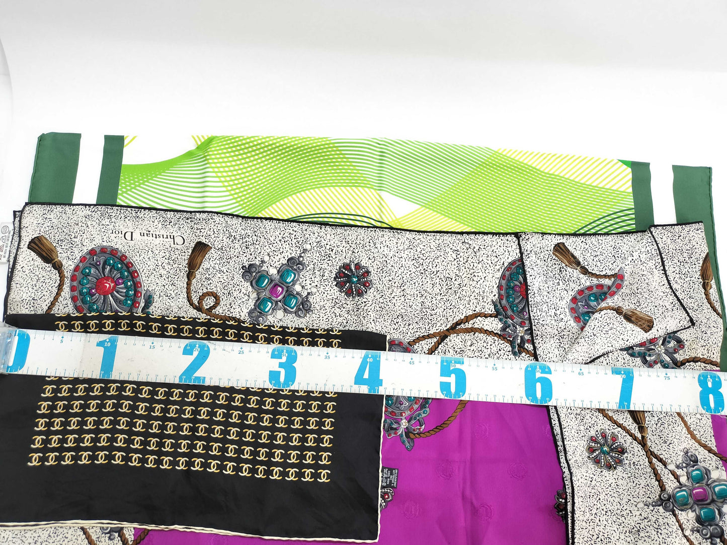 CHANEL/Rolex/Dior Scarf 3-Piece Set