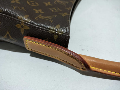 LOUIS VUITTON Monogram M51145 Looping GM Shoulder Bag