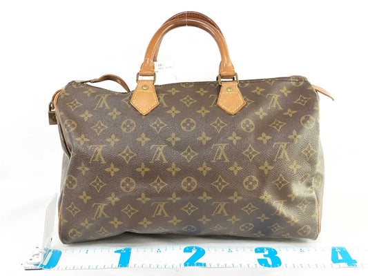 LOUIS VUITTON Monogram M41107 Speedy 35 Boston Bag