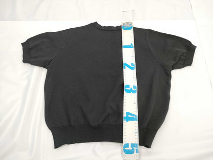 CHANEL Coco Mark Knit T-Shirt Vintage Tops