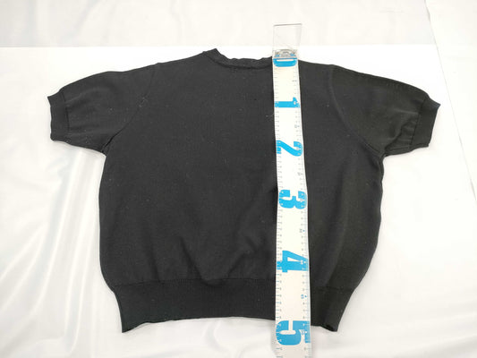 CHANEL Coco Mark Knit T-Shirt Vintage Tops