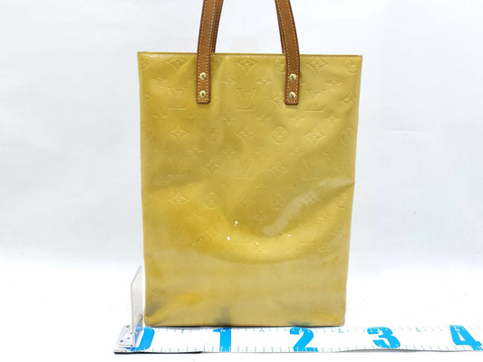 LOUIS VUITTON Vernis TH0042 Reed MM Hand Tote Bag