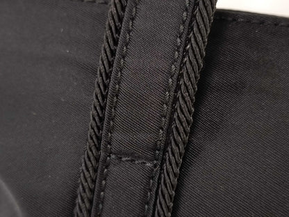 PRADA nylon handbag with embroidered logo