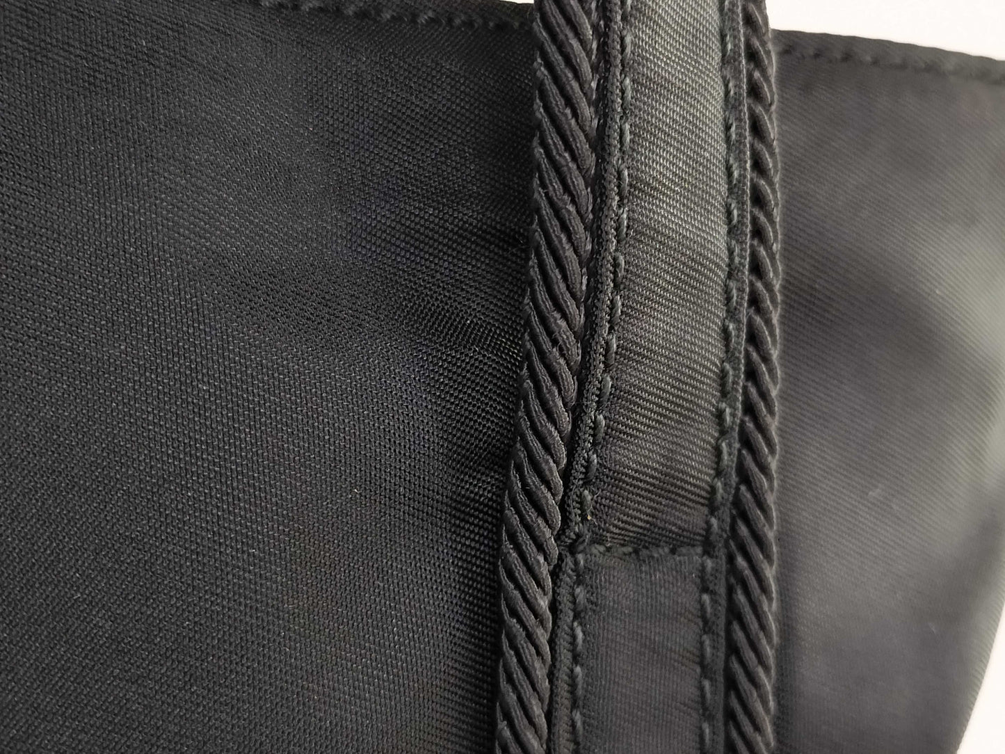 PRADA nylon handbag with embroidered logo