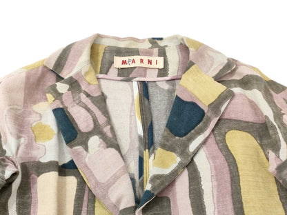 Marni/Coat/All-over print coat