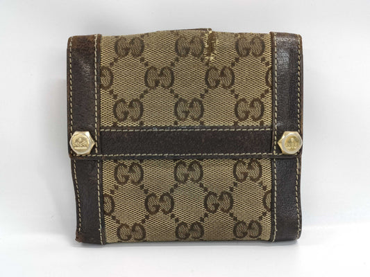 GUCCI GG Canvas Bifold Wallet