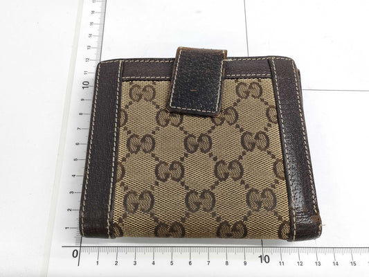 GUCCI GG Canvas Bifold Wallet