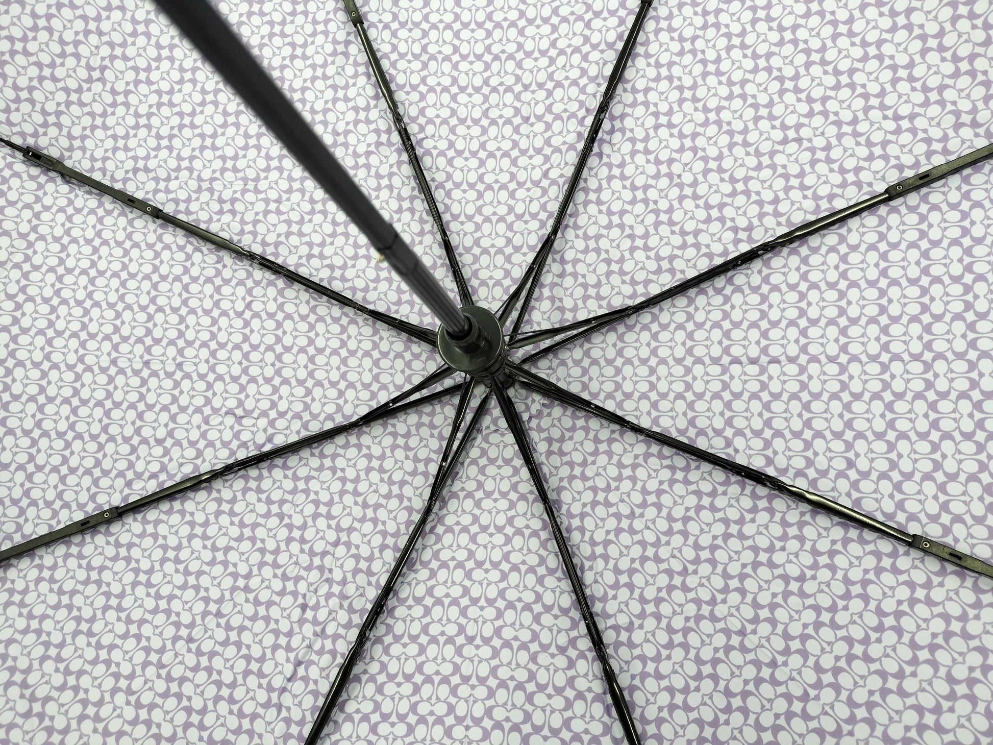 COACH Folding Umbrella with Tag Umbrella Umbrella 