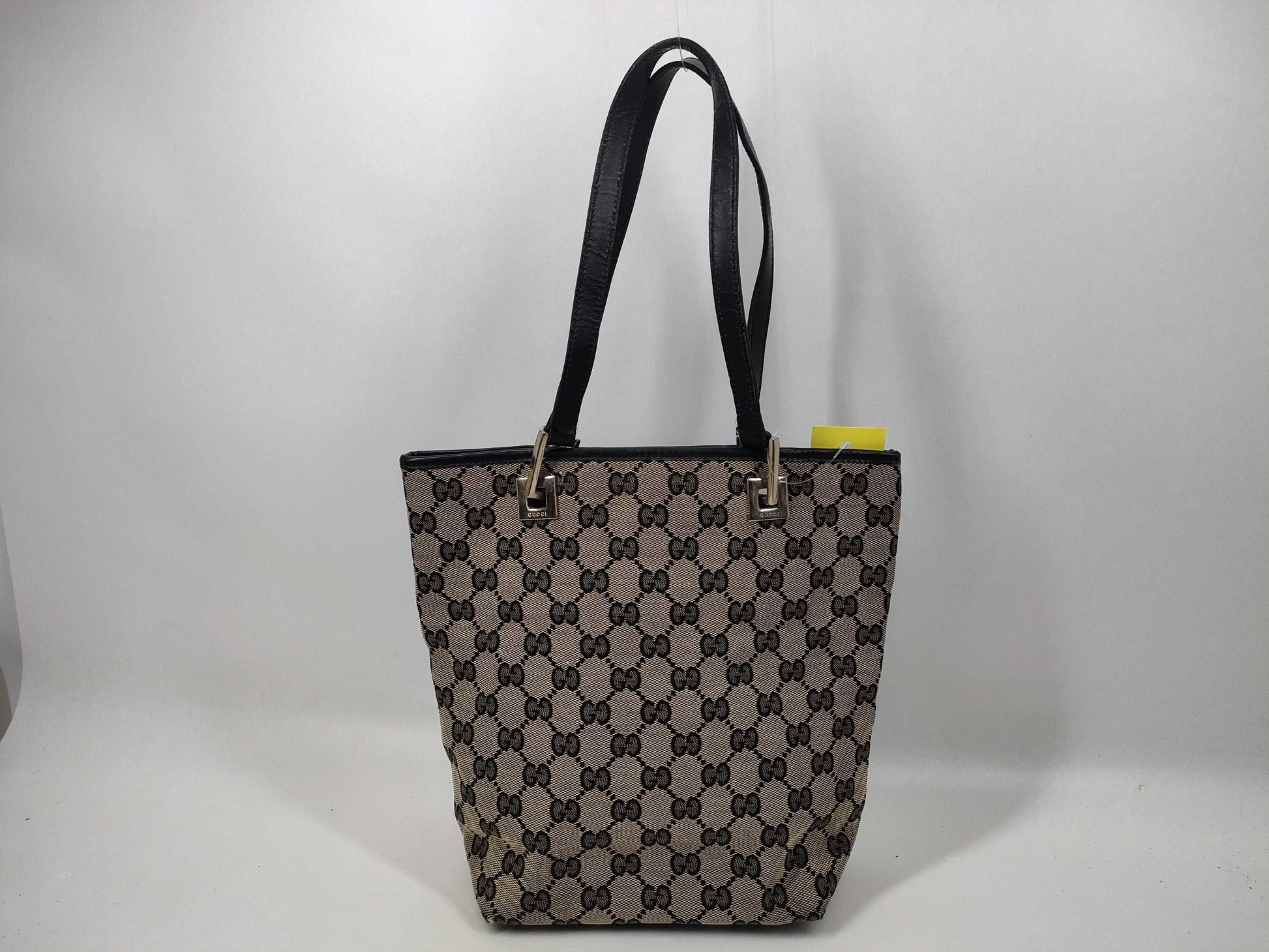 GUCCI GG Canvas Canvas/Leather Tote Bag