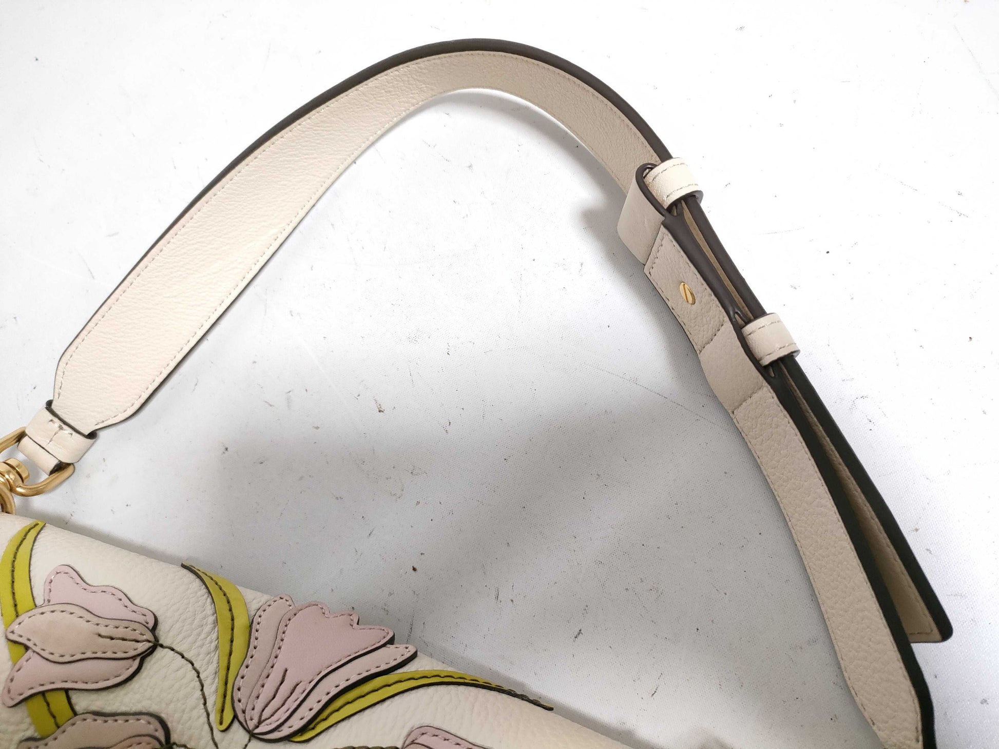 Tory Burch Floral/Leather/2Way Chain Shoulder Bag Shoulder Bag