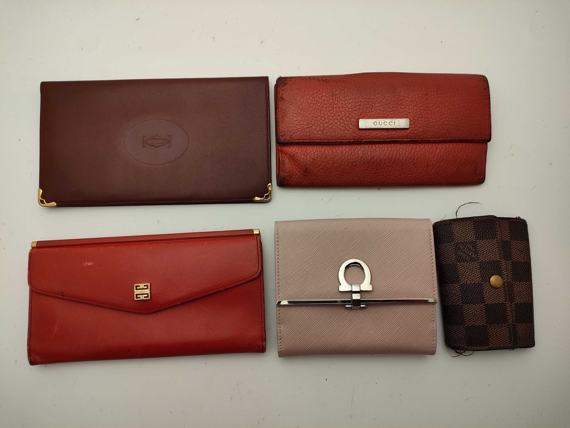 LOUIS VUITTON/Gucci wallet set
