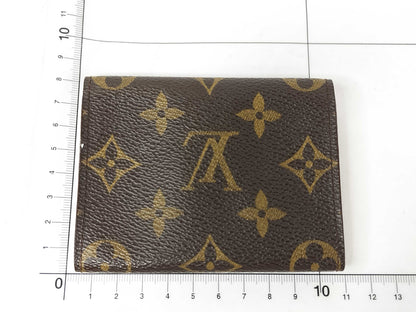 LOUIS VUITTON Monogram M62920 Monogram Envelope Carte de Visite Card Case, Pass Case, Business Card Holder