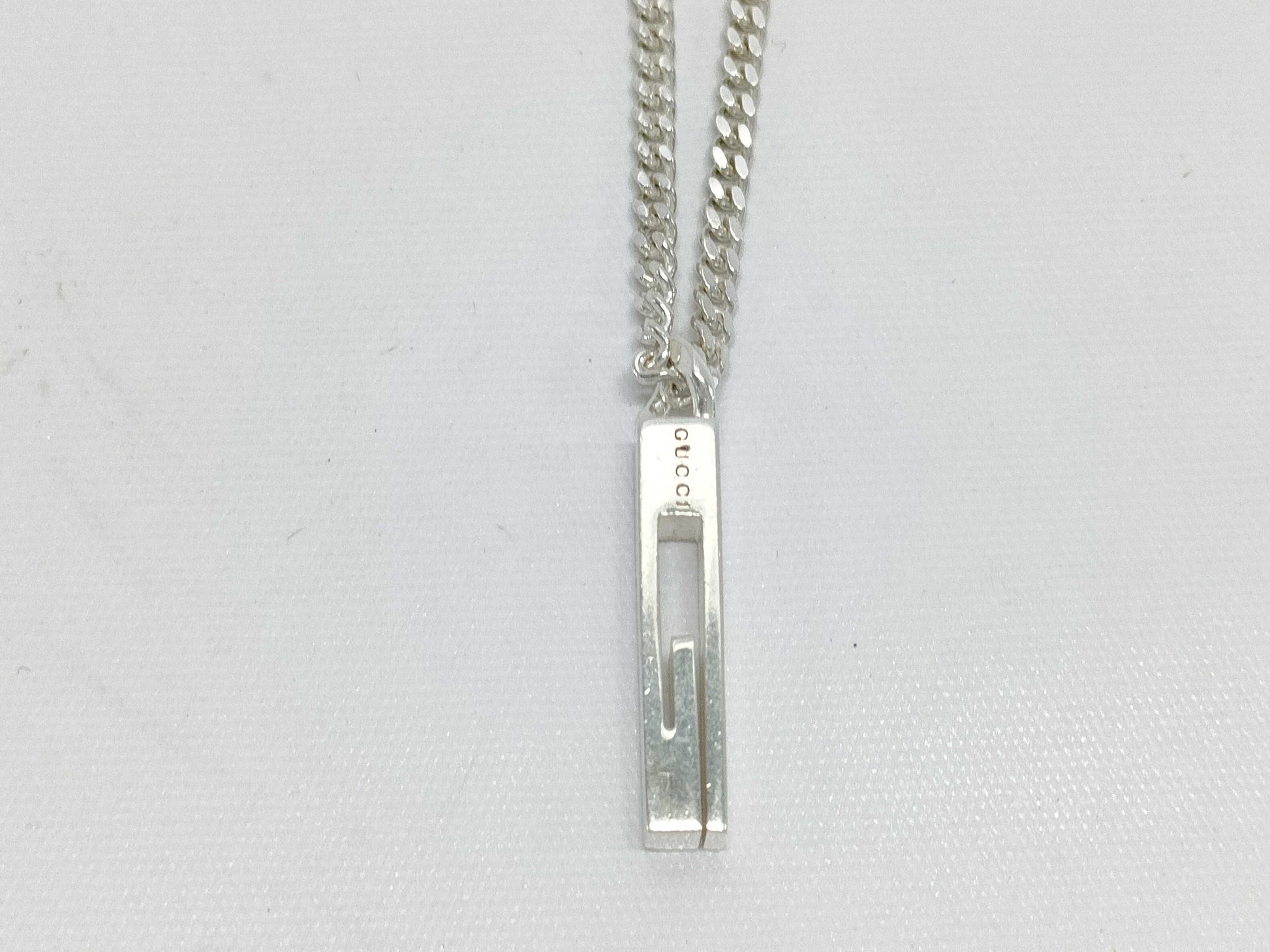 GUCCI G logo necklace 925 necklace