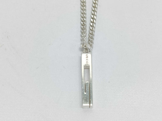 GUCCI G logo necklace 925 necklace